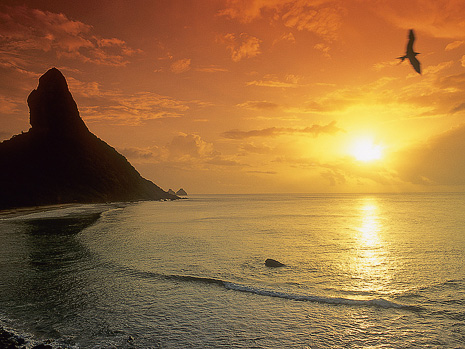 Fotos de praias do Brasil - praia da Conceição em Fernando de Noronha